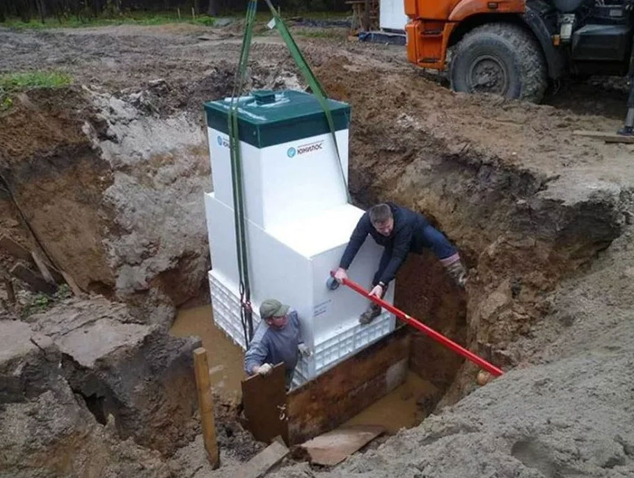 Шеф-монтаж септика в Ломоносове